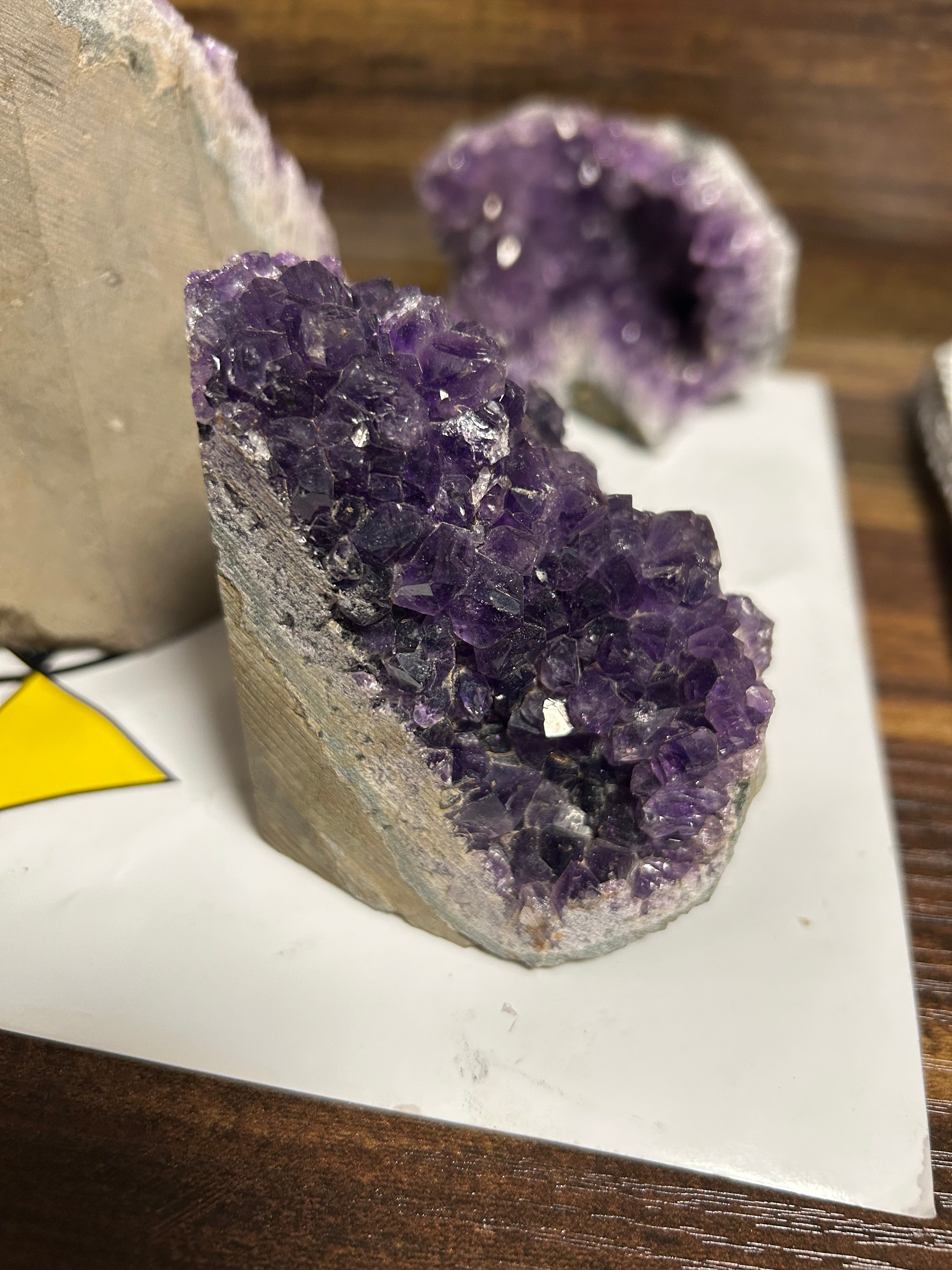 Juicy Uruguayan Amethyst Cut Base