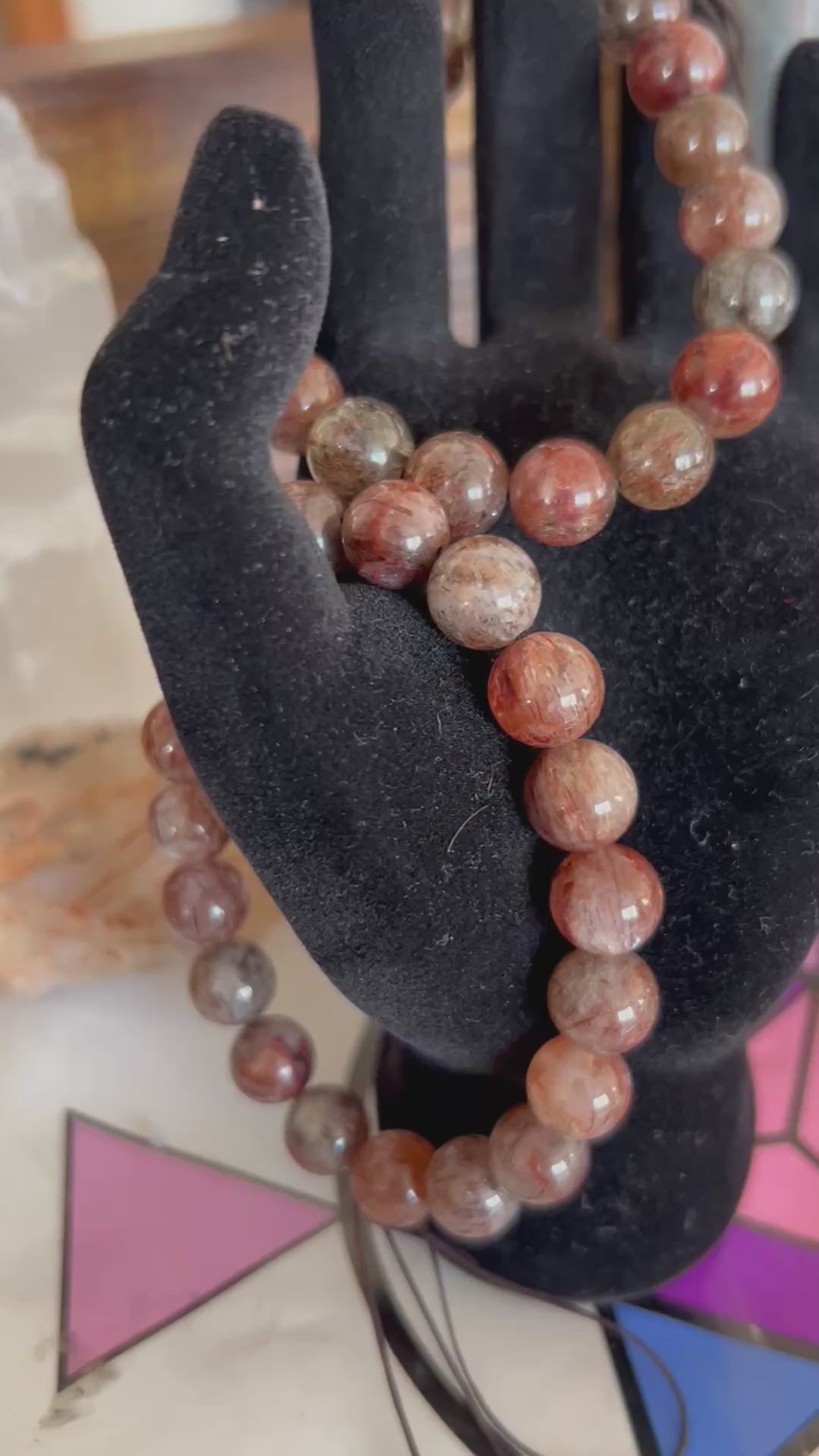 Beautiful Fire Quartz Crystal Bracelet