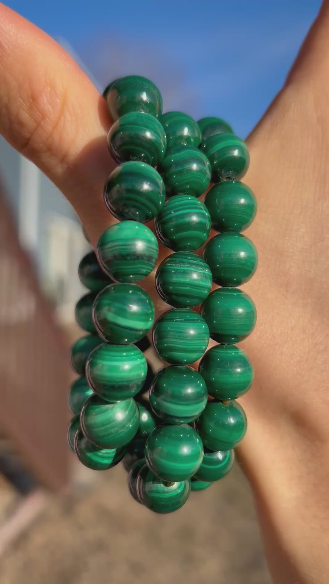 Authentic Malachite Bracelet (Large)